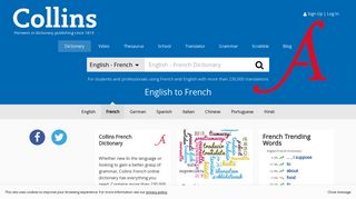 Collins French Dictionary | Translations, Definitions and Pronunciations