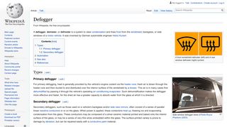 Defogger - Wikipedia