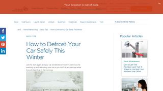 How to Defrost Your Car the Safe Way | Home Matters | AHS