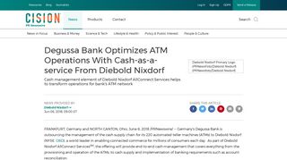 Degussa Bank Optimizes ATM Operations With Cash-as-a-service ...