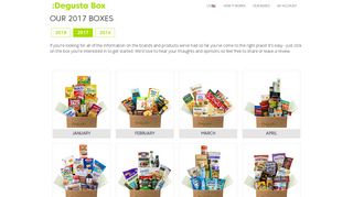 Degusta Box » Our 2017 boxes