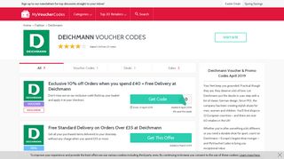 Deichmann Voucher Codes & Discount Codes - £5 Off | My Voucher ...
