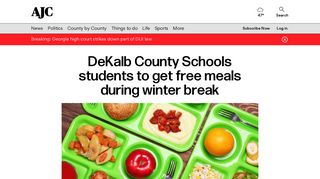 DeKalb County Schools students to get free meals during ... - AJC.com