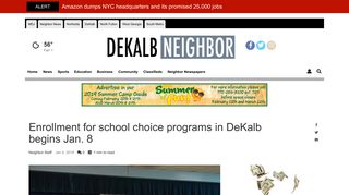 Enrollment for school choice programs in DeKalb begins Jan. 8 ...