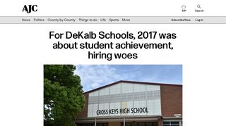 DeKalb County School District: Top stories of 2017 - AJC.com