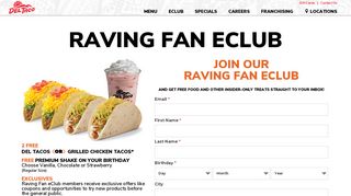 Del Taco - Raving Fan