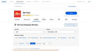 Working at Del Taco: 1,344 Reviews | Indeed.com