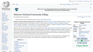 Delaware Technical Community College - Wikipedia