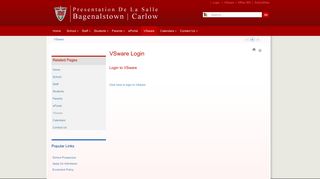 VSware Login - Presentation De La Salle > VSware