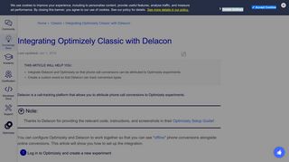 Integrating Optimizely Classic with Delacon - Optimizely Knowledge ...