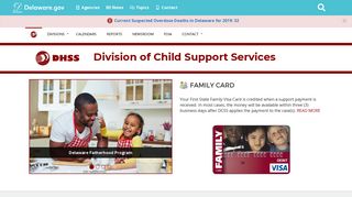 Division of Child Support Services - Delaware Health and Social ...