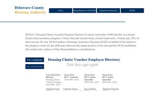dcha | Housing Choice Voucher Department - Delaware County ...