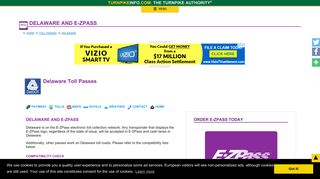 Delaware E-ZPass information - TurnpikeInfo.com