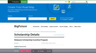 Delaware Scholarship Incentive Program - Scholarships for College
