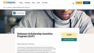 Delaware Scholarship Incentive Program (ScIP) | Cappex.com