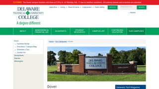 Dover | Delaware Technical Community College
