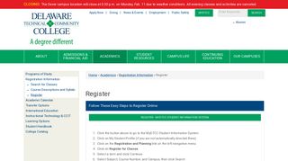 Register | Delaware Technical Community College