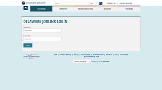 Delaware JobLink Login | Delaware JobLink