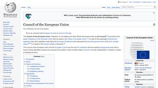 Council of the European Union - Wikipedia
