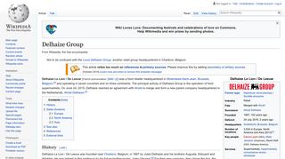 Delhaize Group - Wikipedia