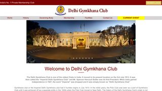 Delhi Gymkhana Club – India's No. 1 Private Membership Club