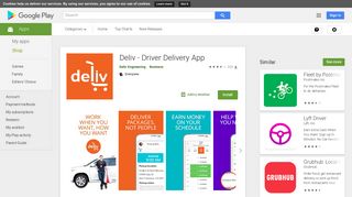 Deliv - Driver Delivery App - Apps on Google Play