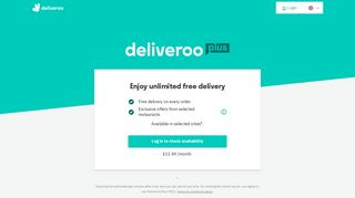Takeaways Delivered from Restaurants near you - Deliveroo