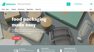 Deliveroo Packaging: best in market food delivery packaging