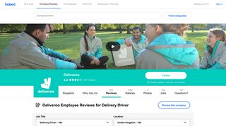 Working as a Delivery Driver at Deliveroo: 143 Reviews about Pay ...