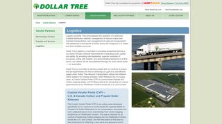 Logistics | Dollar Tree
