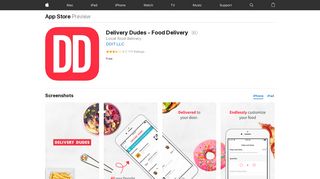 Delivery Dudes - Food Delivery on the App Store - iTunes - Apple