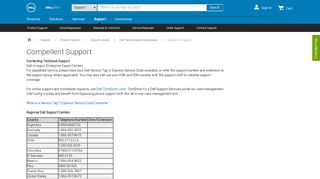 Compellent Support | Dell US
