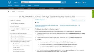 SCv3000 and SCv3020 Storage System Deployment Guide - Dell