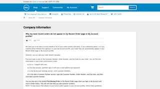 Order Status FAQ | Dell