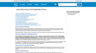 Learn More About Dell DataSafe Online | Dell