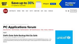 Dell's Data Safe Backup Not So Safe - Forums - CNET