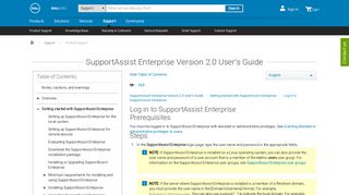 Log in to SupportAssist Enterprise - Dell