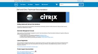 Dell and Citrix Technical Documentation | Dell