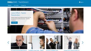 Dell EMC | TechDirect | Login