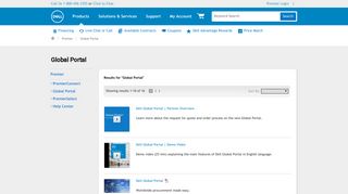 Global Portal | Dell