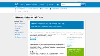 Welcome to the Premier Help Centre | Dell UK