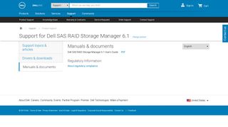 Support for Dell SAS RAID Storage Manager 6.1 | Manuals ...
