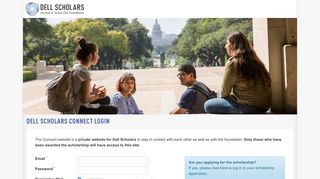 Dell Scholars Connect Login