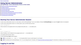 Using Server Administrator: Dell OpenManage Server Administrator ...
