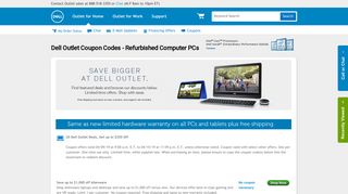 Dell Outlet Coupon Code & Deals - Up to 35% Off Sale