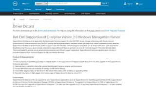 Dell EMC SupportAssist Enterprise Version 2.0 Windows Management ...
