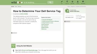 3 Ways to Determine Your Dell Service Tag - wikiHow