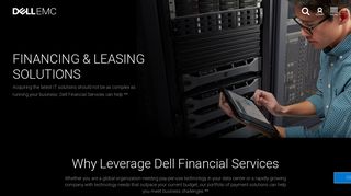 Leverage financing with Dell Financial Services | Dell EMC US