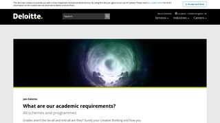 Academic requirements| Student Careers | Deloitte UK