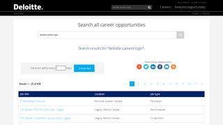 Deloitte Careers Login - Deloitte Jobs - Careers at Deloitte